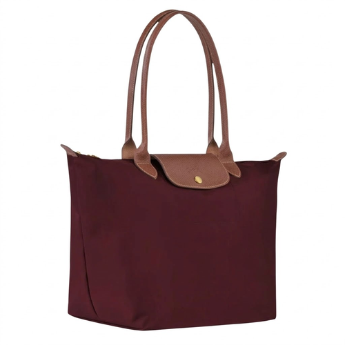Torba Longchamp Le Pliage bordowa
